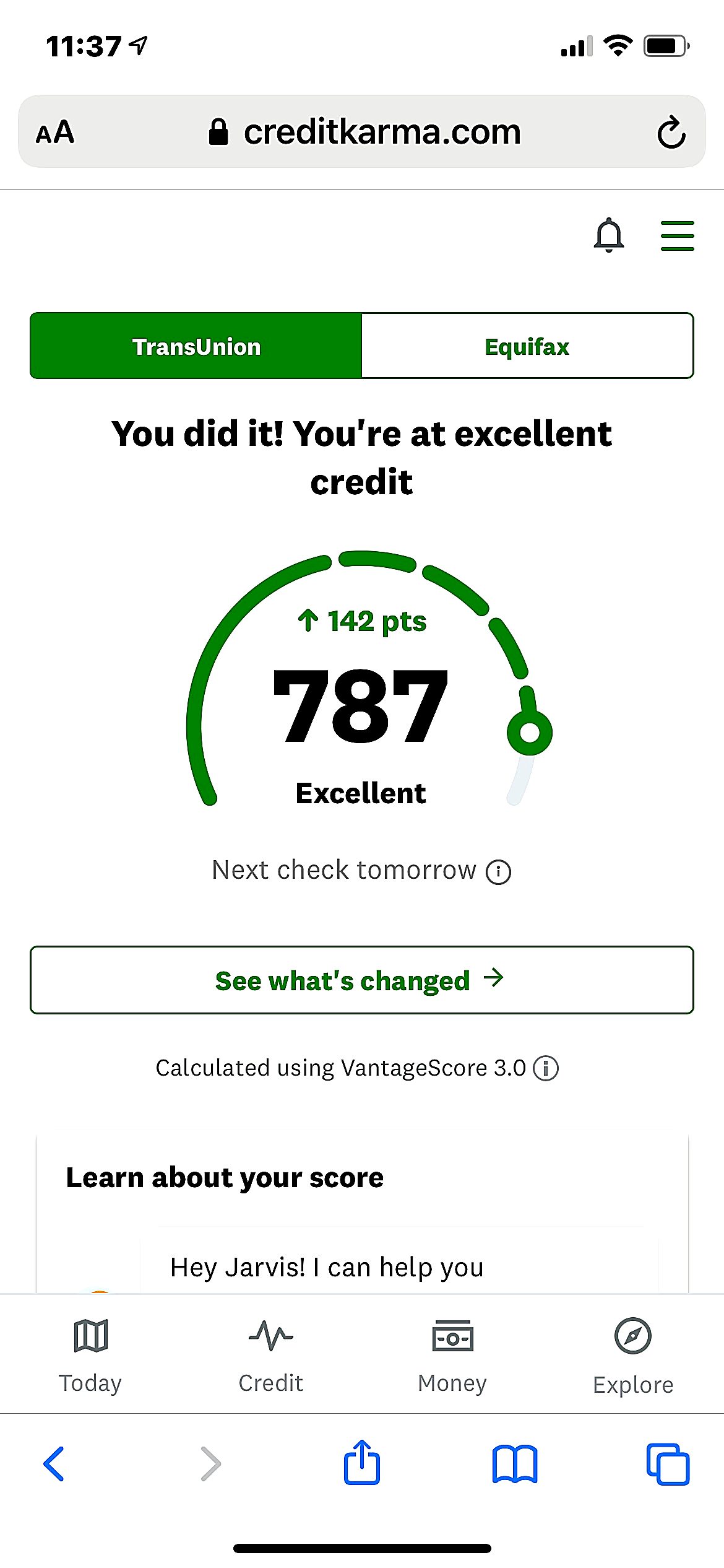 Score up 142 points